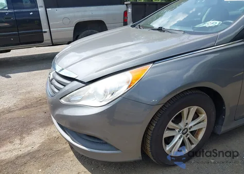 2014 Hyundai Sonata Gls from USA, damaged, VIN 5NPEB4AC4EH883448